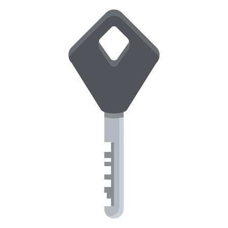 Vector Single Flat Modern Key Iconのイラスト素材