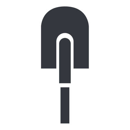 Shovel Basic Icon. Vector Symbol of Gardening Workのイラスト素材