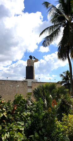Santo Domingo, Dominican Republic -January 26, 2022. Monumento a Fray Antonio de Montesino Daytime Photo.のeditorial素材