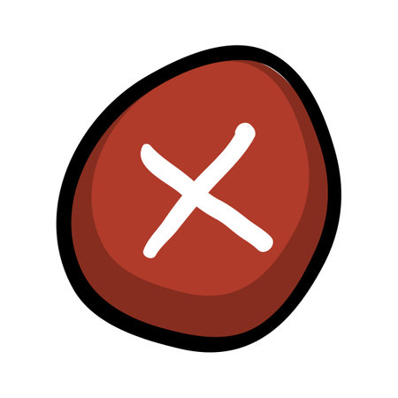 Reject Hand Drawn Doodle Iconのイラスト素材