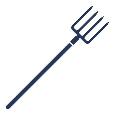 Pitchfork Single Vector Simple Illustrationのイラスト素材