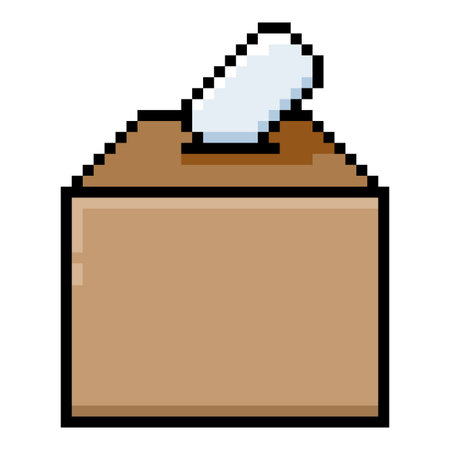 Vector Pixel Art Icon - Vote Boxのイラスト素材