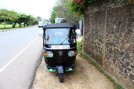 tuk-tuk is near the hotel, Sri Lanka