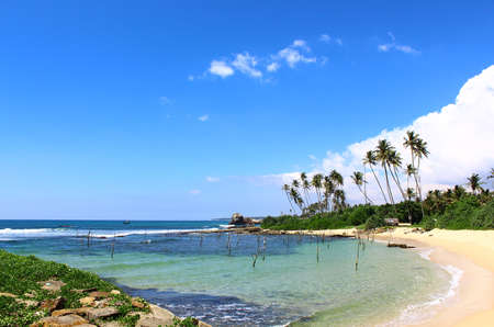 Laguna where the local fishermen catch fishの写真素材