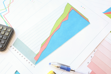 Good growth in the bulk area chartsの写真素材