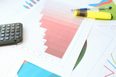 Serious increase in the histogramの写真素材