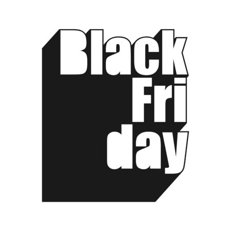 Black Friday. Black poster. Vector.のイラスト素材