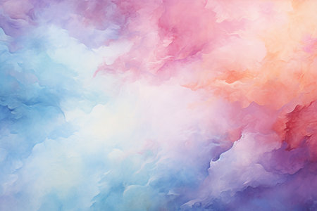 Water color Abstract background. Elegance overlay element. Overlap color background. Curve and blend Backdrop with copyspace. Generative Aiの素材