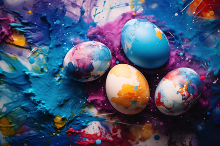 Embrace the joy of Easter. A celebration of renewal, hope, and new beginnings. Enjoy festive traditions, delicious treats, and cherished moments with loved ones. Generative AIの素材