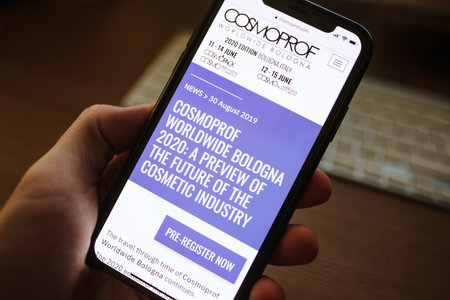 Cosmoprof is a series of beauty and cosmetics trade shows that occur in locations around the world.のeditorial素材