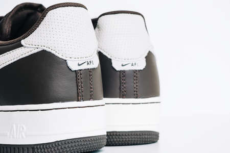 Nike Air Force 1 Low 07 craft. Nike Sneaker Life Style. Product shots.のeditorial素材