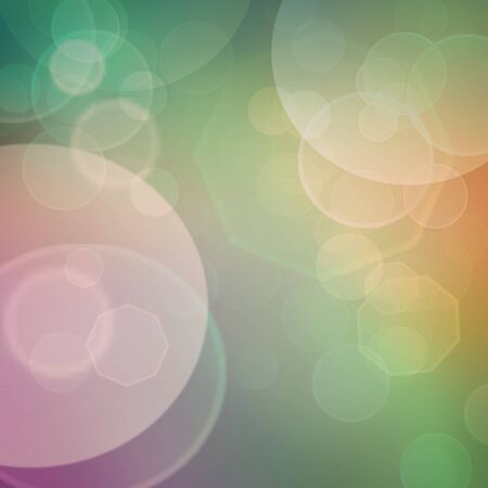 Purple, green, blue pastel colorful background. bokeh  blurred lights backgroundの写真素材