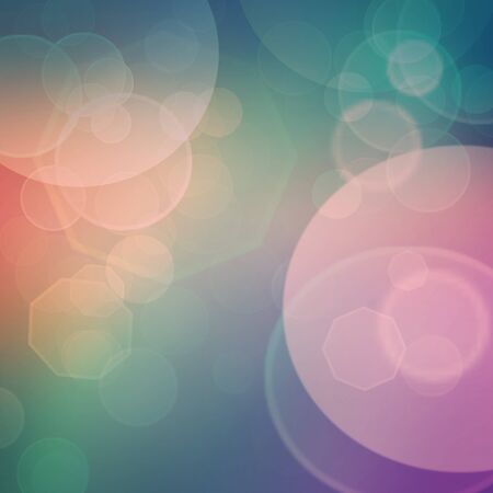 Purple, green, blue and pink  pastel colorful background. bokeh  blurred lights backgroundの写真素材