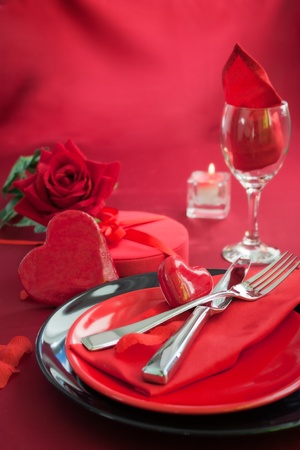 Restaurant series. Valentines themeの写真素材