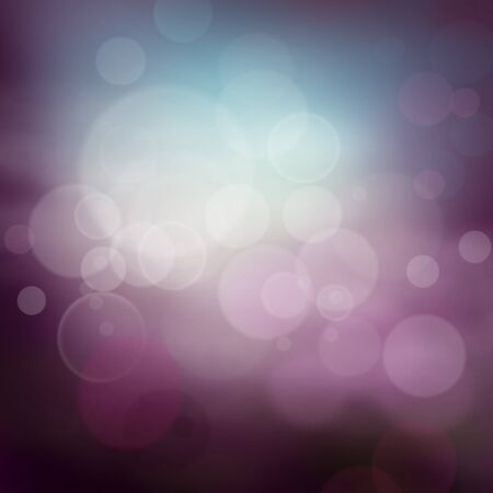 Abstract  background with purple colors and bokeh lights.の写真素材
