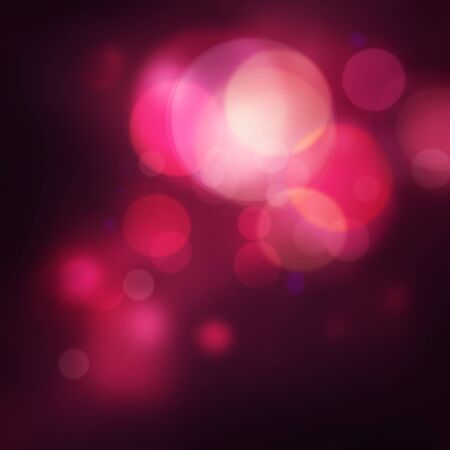 Purple Festive Christmas elegant abstract background with bokeh lights and starsの写真素材
