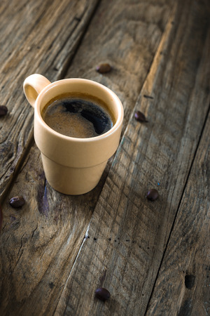 Coffee. Cup of turkish coffee with sugar. Vintage coffeeの写真素材