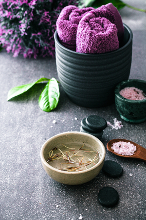 Spa natural concept.   Spa and wellness setting.の写真素材