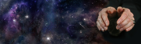 What do the stars foretell website deep space bannerの写真素材