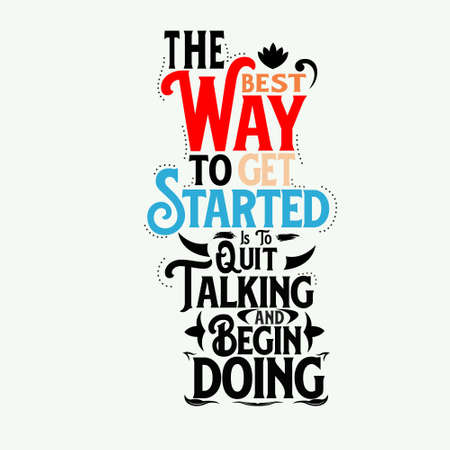 motivation quotes design. quotes designのイラスト素材