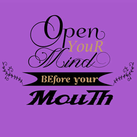 Typography of motivation quotes design. quotes designのイラスト素材