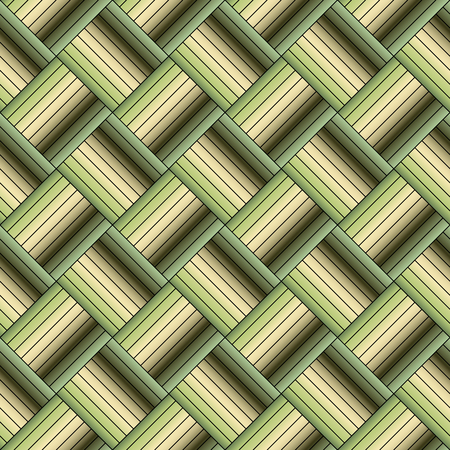 Vector seamless pattern. Modern stylish texture. Abstract stripped geometric green backgroundのイラスト素材