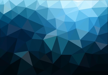 Dark blue polygonal texture. Polygonal vector background.のイラスト素材