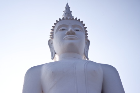 Big Buddha. Phu Phan mountains. Along the dam Ubolratana.khonkaenの写真素材
