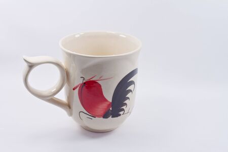 Cup coffee  on white background の写真素材