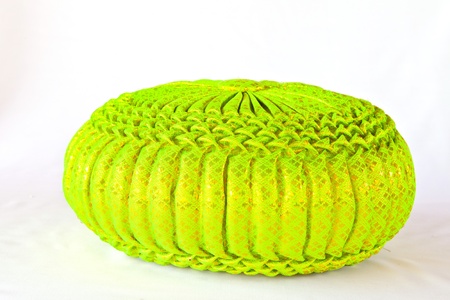 Thai Pillow On a white backgroundの写真素材