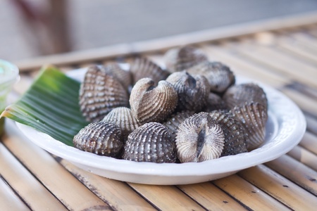 mussels cookedの写真素材