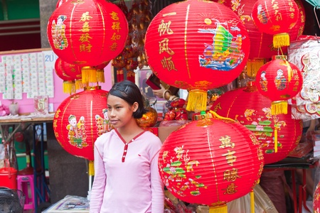 BANGKOK,Chinatown/THAILAND-February 10:Chinese New Year traditions Chinese New Year Celebrations on February 10, 2013 in BANGKOK のeditorial素材