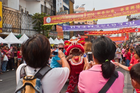BANGKOK,Chinatown/THAILAND-February 10:Chinese New Year traditions Chinese New Year Celebrations on February 10, 2013 in BANGKOK のeditorial素材