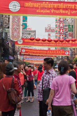 BANGKOK,Chinatown/THAILAND-February 10:Chinese New Year traditions Chinese New Year Celebrations on February 10, 2013 in BANGKOK のeditorial素材