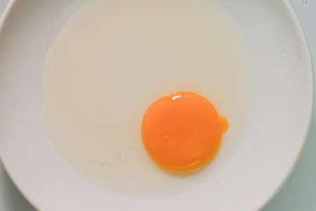 egg on a plate