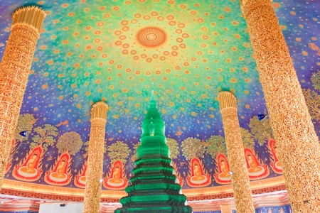 Thai art in temple thailandのeditorial素材