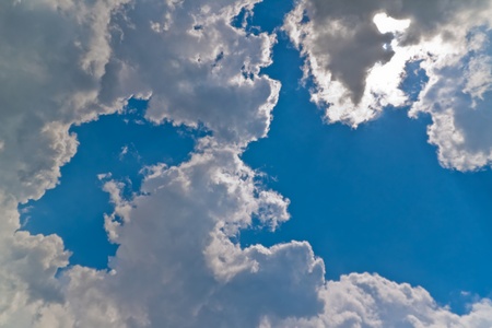 white clouds 