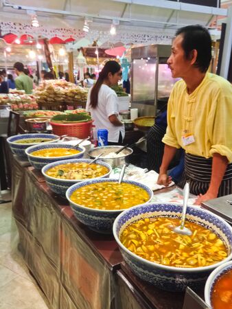  Bangkok Thailand   November 3, 2013 thai Food Festival at the  The Mall Bang Khae のeditorial素材