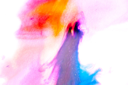 Abstract color on paperの写真素材