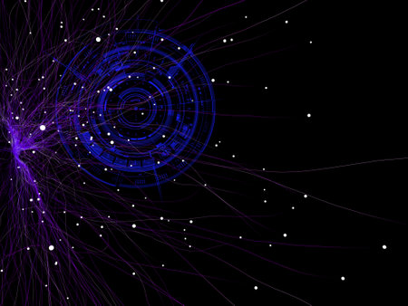 Abstract technology background with space for your text. Vector Illustration.の写真素材