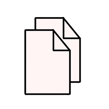 document paper information isolated icon vector illustration design, line and fill styleの写真素材