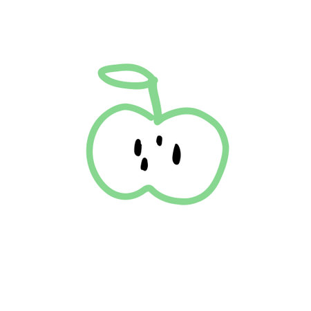 Apple icon on background for graphic and web design. Creative illustration concept symbol for web or mobile appの写真素材