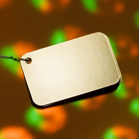 Blank tagの写真素材