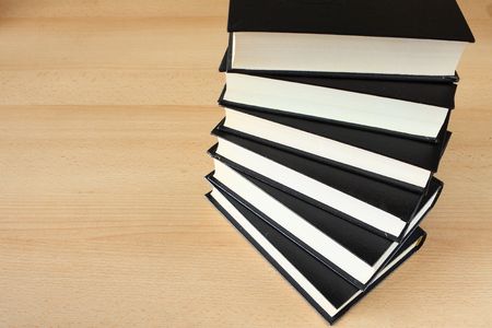 stack of booksの写真素材