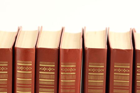 old books closeupの写真素材