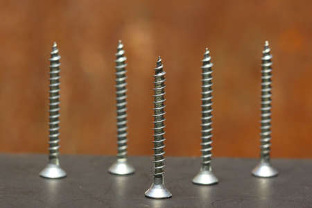 group of screwsの写真素材