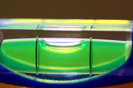 level tube closeupの写真素材