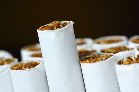 cigarettes closeupの写真素材