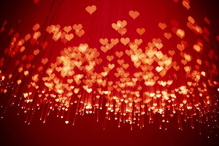 shiny hearts background の写真素材