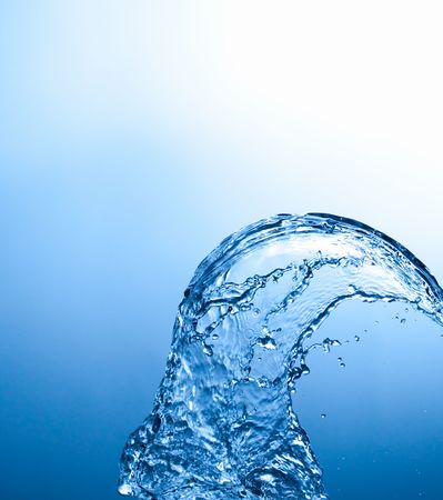 splashing water backgroundの写真素材